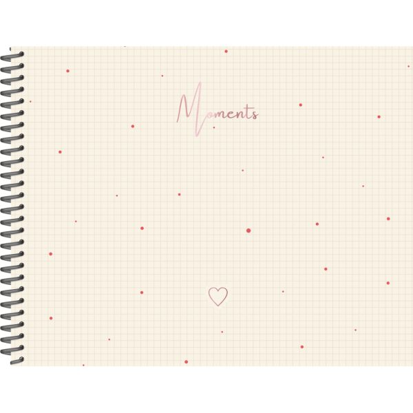 CADERNO DE DESENHO MOMENTS CD - 80 FOLHAS