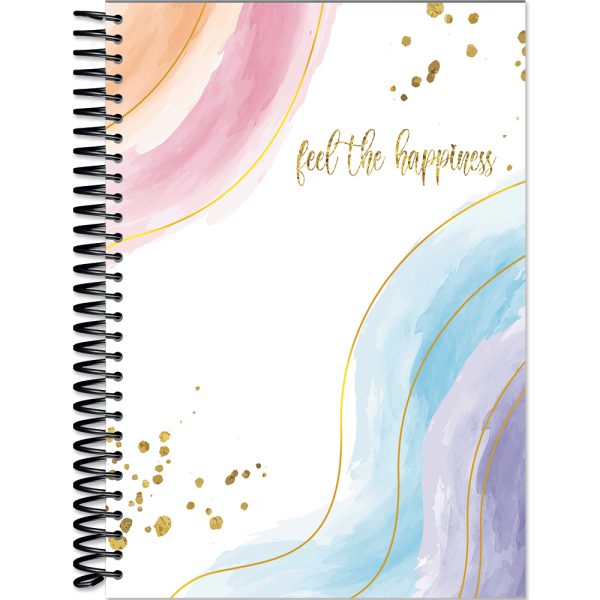 CADERNO 1/4 HAPPY CD - 80 FOLHAS