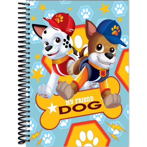CADERNO 1/4 DOG CD - 80 FOLHAS