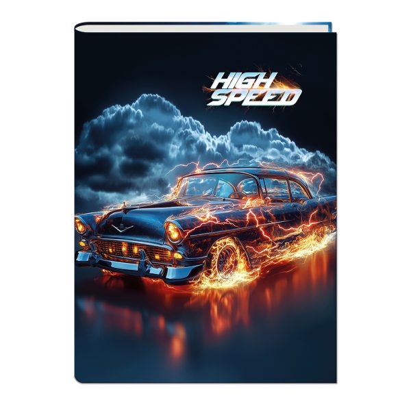 CADERNO BROCHURA 1/4 HIGH SPEED CD - 80 FOLHAS