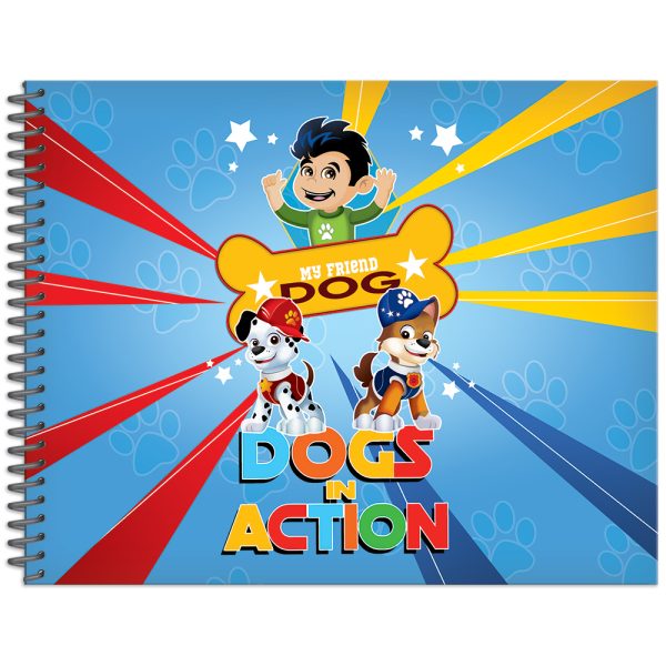 CADERNO DE DESENHO DOG CD - 80 FOLHAS