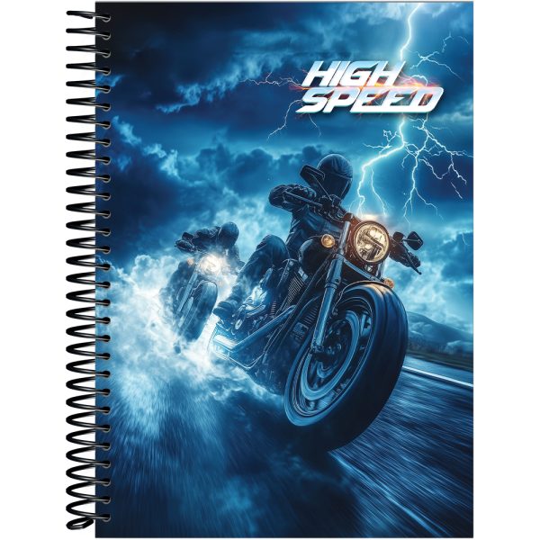 CADERNO UNIVERSITÁRIO HIGH SPEED CD - 80 FOLHAS