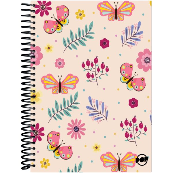 CADERNO UNIVERSITÁRIO POP FEMININO CD - 80 FOLHAS