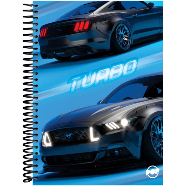 CADERNO ESPIRAL CAPA DURA UNIVERSITÁRIO 10 MATÉRIAS POP MASCULINO - 160 FOLHAS