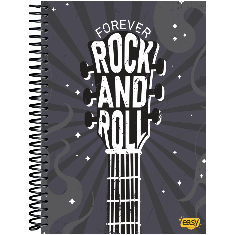 CADERNO ESPIRAL CAPA DURA UNIVERSITÁRIO 12 MATÉRIA EASY 240 FOLHAS - Imagem 6