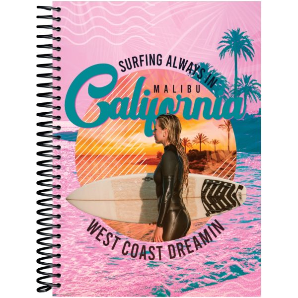 CADERNO ESPIRAL CAPA DURA UNIVERSITÁRIO 12 MATÉRIA EASY 240 FOLHAS