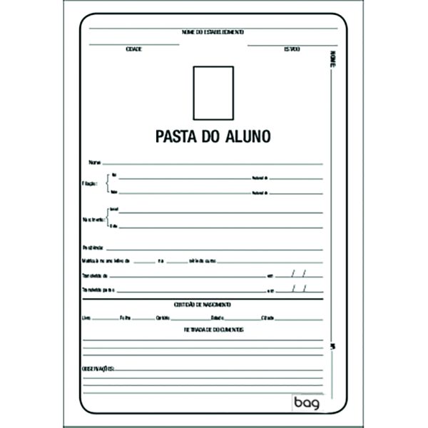 PASTA DO ALUNO - BRANCO