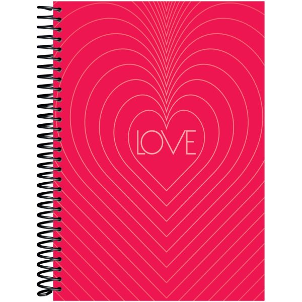 CADERNO COLEGIAL ¼ CAPA FLEXIVEL CUTE 45 FOLHAS