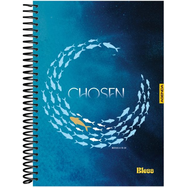 AGENDA CAPA DURA BLESS ESPIRAL PERMANENTE – 168 FOLHAS