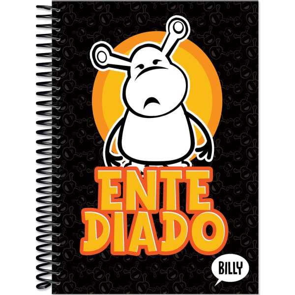 CADERNO ESPIRAL BILLY UNIV.  CAPA DURA – 320 FOLHAS