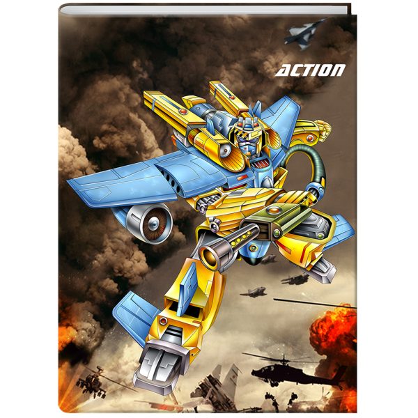 CADERNO BROCHURA ACTION UNIV. CAPA DURA – 80 FOLHAS