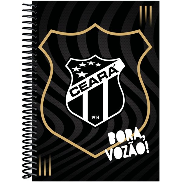 CADERNO ESPIRAL CEARÁ UNIV.  CAPA DURA – 160 FOLHAS
