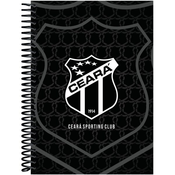 CADERNETA ESPIRAL CEARÁ 1/8 CAPA DURA – 80 FOLHAS