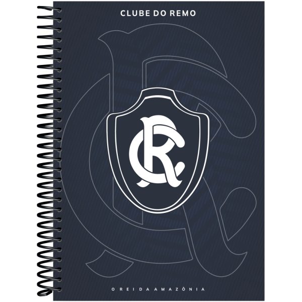 CADERNO ESPIRAL REMO UNIV. CAPA DURA – 160 FOLHAS
