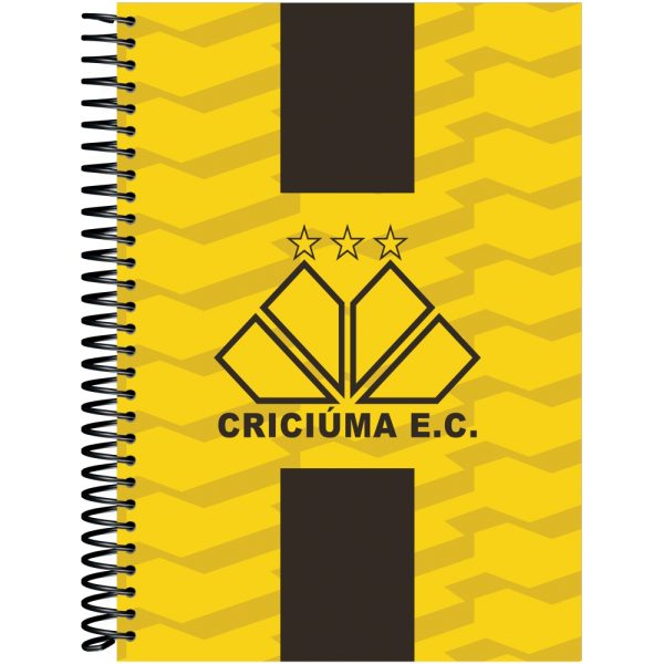 CADERNO ESPIRAL CRICIÚMA  UNIV.  CAPA DURA – 160 FOLHAS