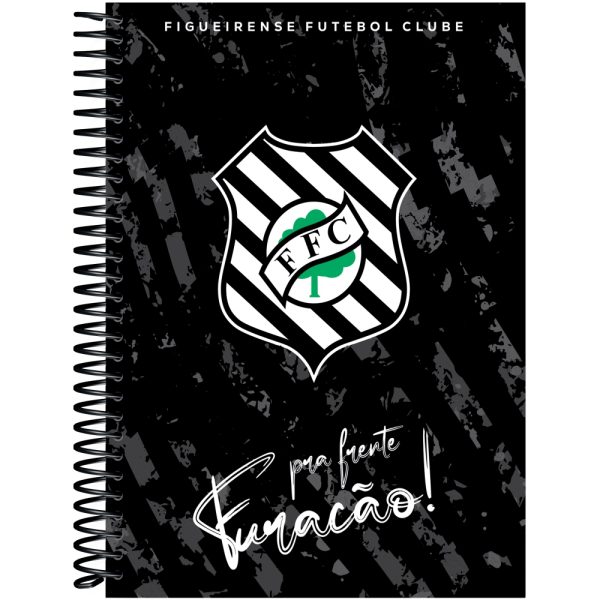 CADERNO ESPIRAL FIGUEIRENSE UNIV.  CAPA DURA – 160 FOLHAS