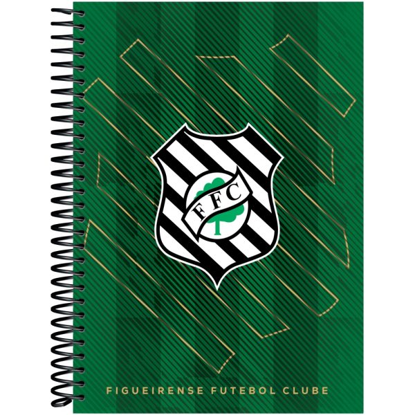 CADERNO ESPIRAL FIGUEIRENSE UNIV.  CAPA DURA – 80 FOLHAS