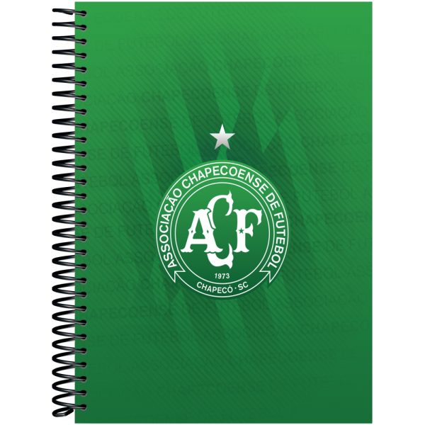 CADERNO ESPIRAL CHAPECOENSE UNIV.  CAPA DURA – 240 FOLHAS