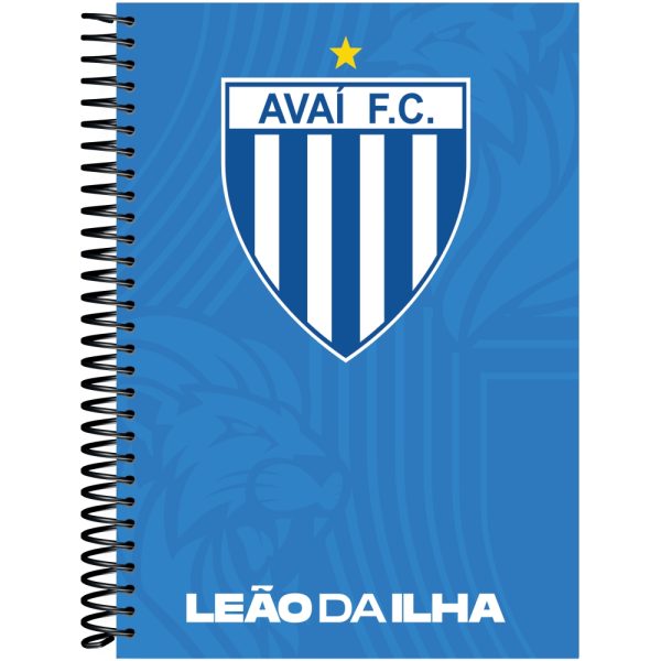 CADERNETA ESPIRAL AVAÍ 1/8 CAPA DURA – 80 FOLHAS