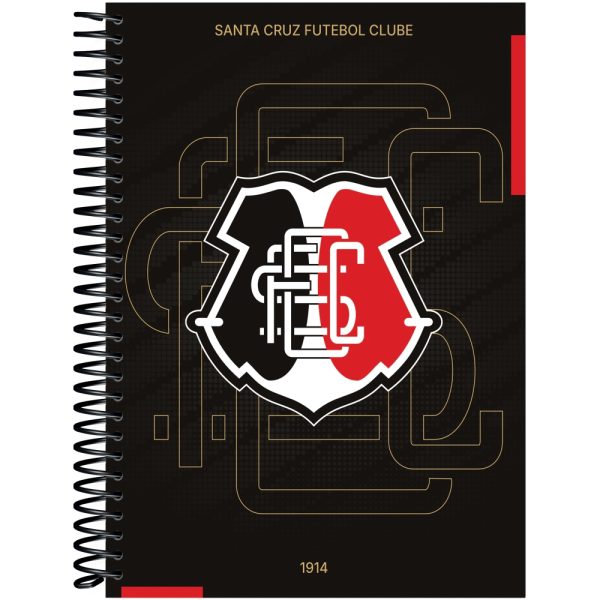 CADERNO ESPIRAL SANTA CRUZ UNIV.  CAPA DURA – 80 FOLHAS