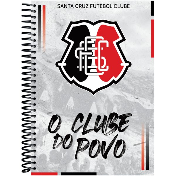 CADERNETA ESPIRAL SANTA CRUZ 1/8 CAPA DURA – 80 FOLHAS