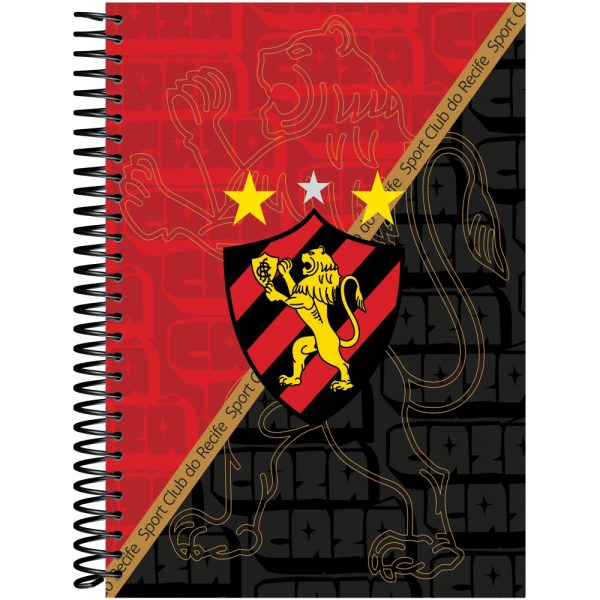 CADERNETA ESPIRAL SPORT 1/8 CAPA DURA – 80 FOLHAS