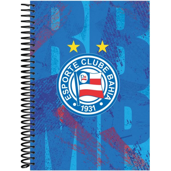 CADERNO ESPIRAL ECBAHIA 1/4  CD – 80 FOLHAS