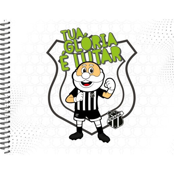 CADERNO DE DESENHO CEARÁ CAPA DURA – 80 FOLHAS