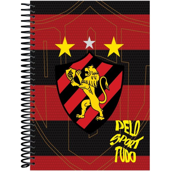 CADERNO ESPIRAL SPORT UNIV.  CAPA DURA – 160 FOLHAS