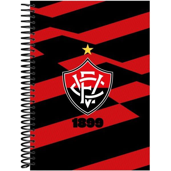CADERNO ESPIRAL ECVITORIA UNIV.   CAPA DURA – 320 FOLHAS
