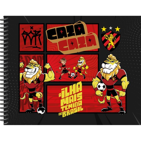 CADERNO DE DESENHO SPORT CAPA DURA – 80 FOLHAS