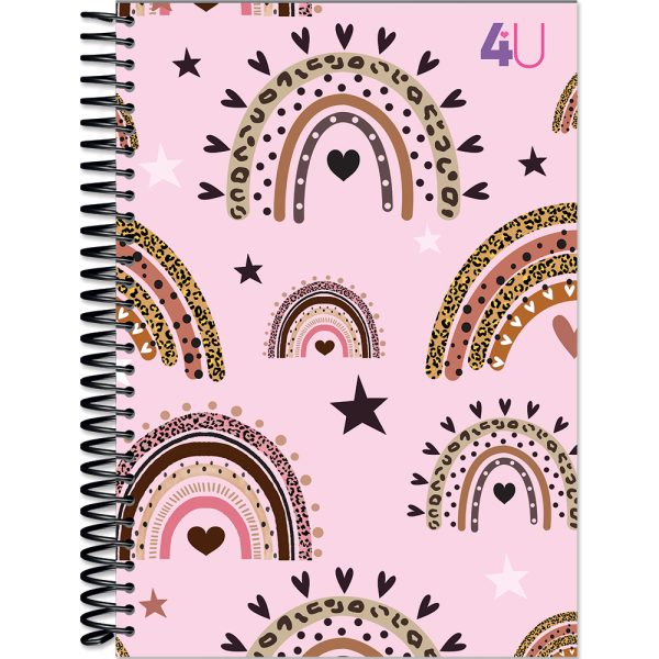 CADERNO UNIVERSITÁRIO 4U CD -320 FOLHAS
