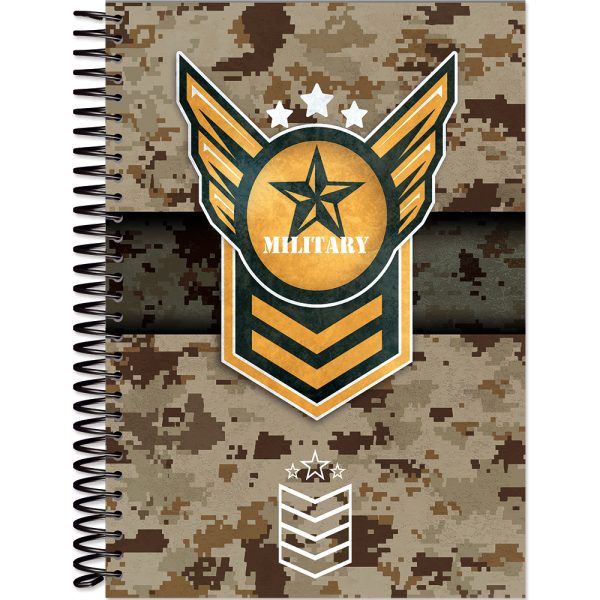 CADERNO ESPIRAL UNIVERSITÁRIO COMMANDER CD 20X1 - 320 FOLHAS