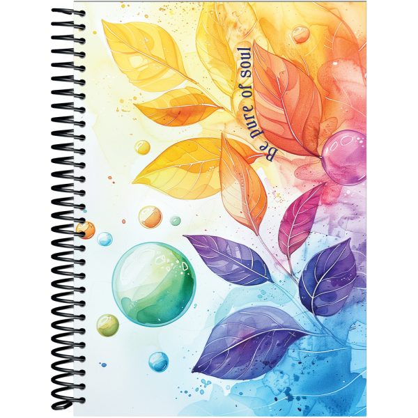 CADERNO ESPIRAL UNIVERSITARIO YOLO CD 1X1 - 240 FOLHAS