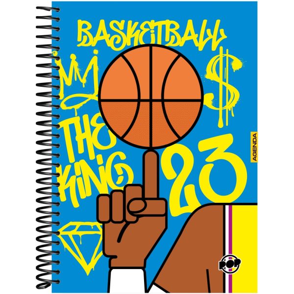 AGENDA POP MAN CAPA DURA ESPIRAL PERMANENTE – 168 FOLHAS
