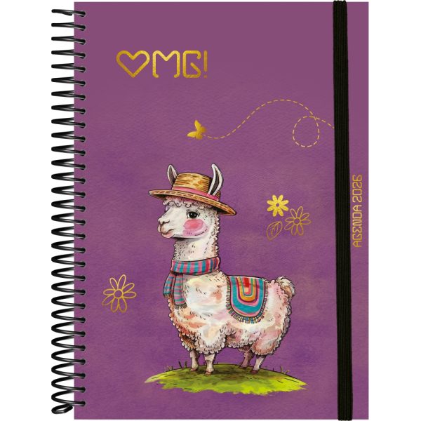 AGENDA OMG CAPA DURA ESPIRAL DIÁRIA – 160 FOLHAS