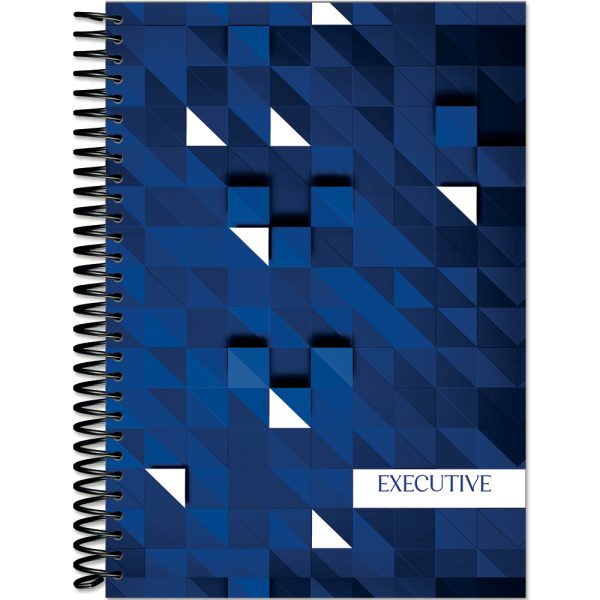 CADERNETA ESPIRAL CAPA DURA 1/8 EXECUTIVE 80 FOLHAS