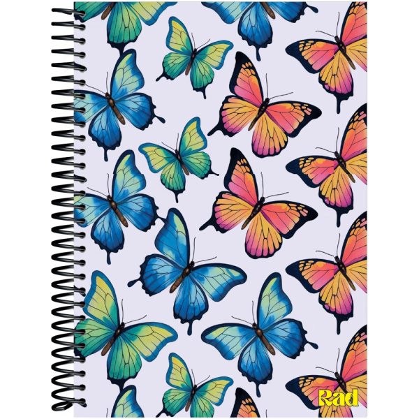 CADERNO ESPIRAL UNIVERSITÁRIO RAD GIRL CD 12X1 - 144 FOLHAS