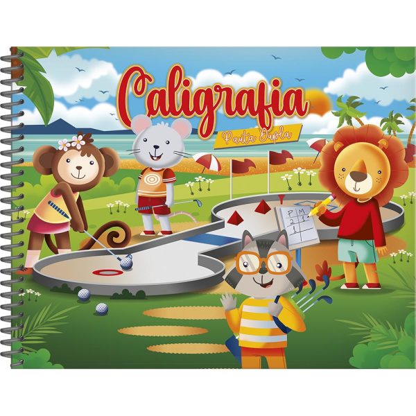 CADERNO DE CALIGRAFIA PAUTA DUPLA