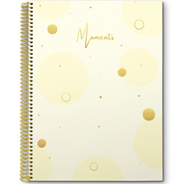 CADERNO ESPIRAL UNIV. MOMENTS CD 1x1 - 80 FOLHAS
