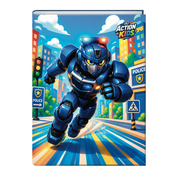 CADERNO BROCHURA ACTION KIDS UNIV. CAPA DURA – 80 FOLHAS
