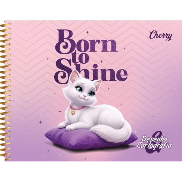 CADERNO DE DESENHO CHERRY CD – 80 FOLHAS