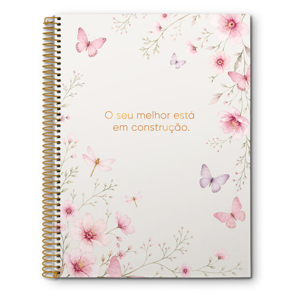 CADERNO ESPIRAL CAPA DURA UNIVERSITÁRIO 1X1 CUTE LIFE - 80 FOLHAS