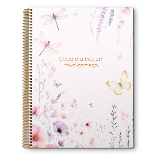 CADERNETA ESPIRAL CUTE LIFE 1/8 CAPA DURA – 80 FOLHAS