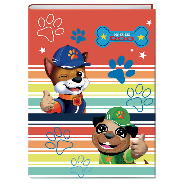 CADERNO BROCHURA 1/4 DOG CD - 80 FOLHAS