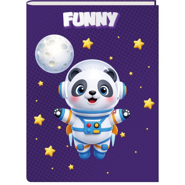 CADERNO BROCHURA ¼ FUNNY CD – 80 FOLHAS