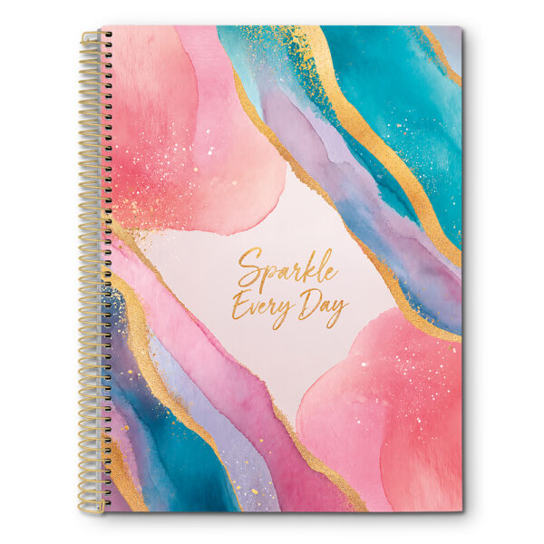 CADERNO ESPIRAL UNIV HAPPY CD 1X1 - 80 FOLHAS