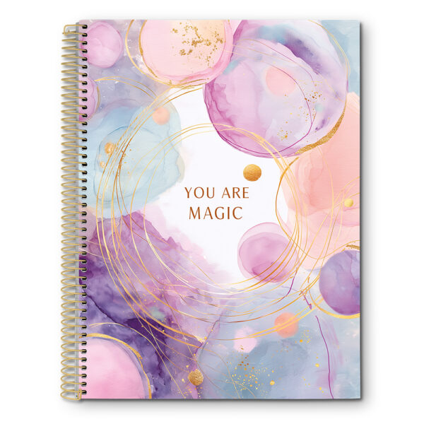 CADERNO ESPIRAL CAPA DURA UNIV 10X1 HAPPY - 160 FOLHAS