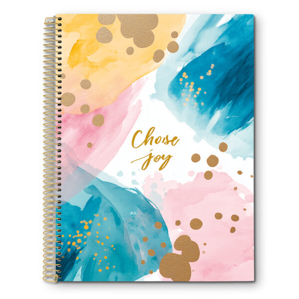 CADERNO ESPIRAL CAPA DURA UNIV 15X1 HAPPY - 240 FOLHAS