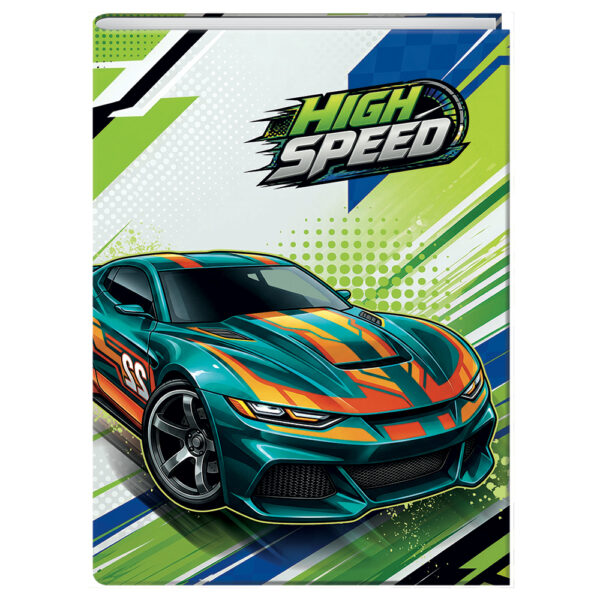 CADERNO BROCHURA 1/4 HIGH SPEED CD - 80 FOLHAS